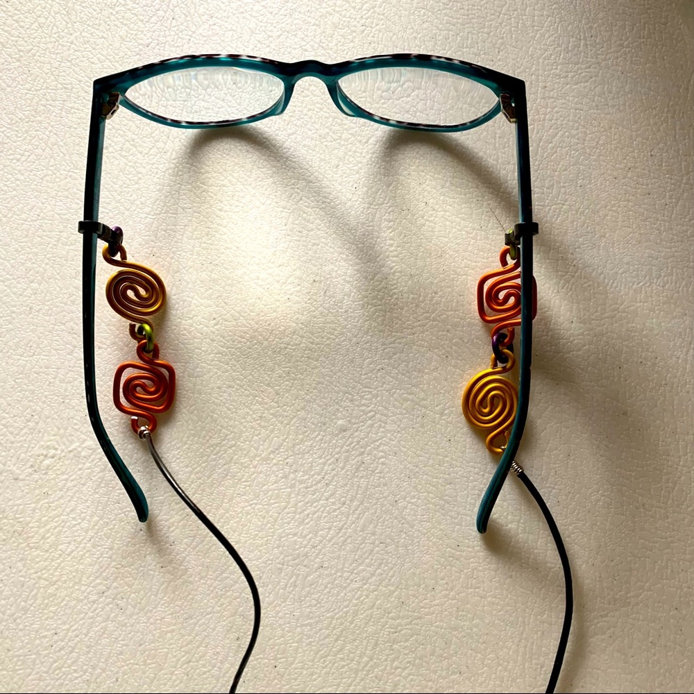 Eyeglass Leash / Chain - sunset colors